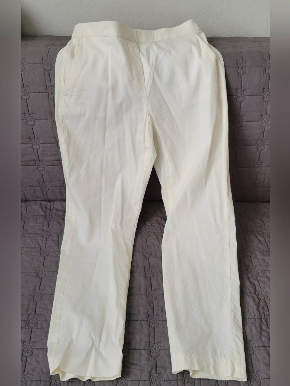 Womens Theory trecca linen blend Pants pull on .  Classic Fit size 2